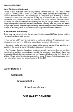 Packing List &ndash; PDF