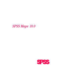 SPSS Maps&trade; 10.0