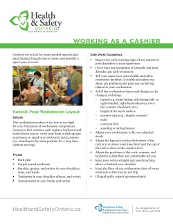 Working as a casHier