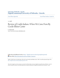 Review of Caddo Indians: Where We Come From By Cecile Elkins