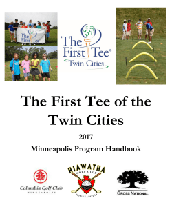 MPLS Classes/Camps 2017 - The First Tee of the Twin Cities