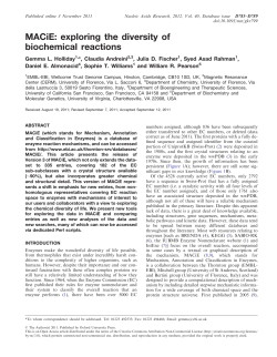 MACiE: exploring the diversity of biochemical