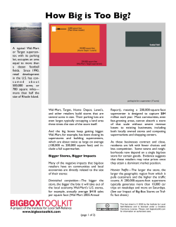 How Big is Too Big? - Institute for Local Self