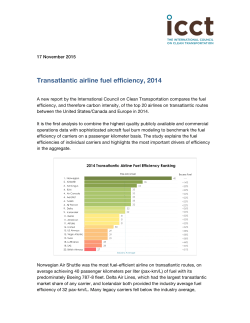 Press Release - The International Council on Clean Transportation