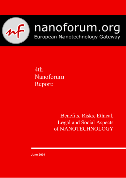 4th Nanoforum Report