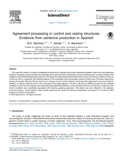 Agreement processing in control and raising structures