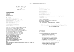 The Life of Henry V