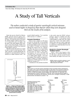 A Study of Tall Verticals