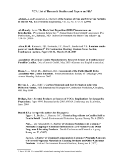 NCA List of Research Studies and Papers on File