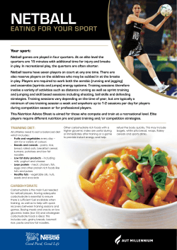 netball - Nestle
