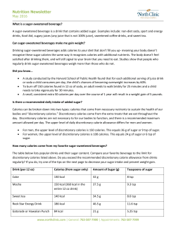 Nutrition Newsletter