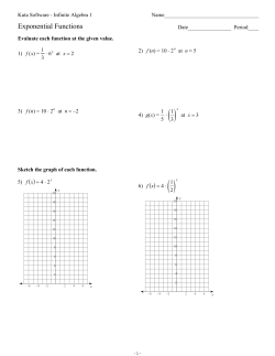 Chapter 4 review material