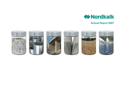 Nordkalk Annual Report 2007