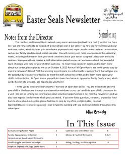 The teachers and I would like to extend a very warm