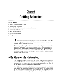 Chapter 9: Getting Animated