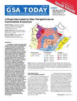 Science Article PDF - Geological Society of America