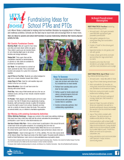 Fundraising Ideas for School PTAs and PTOs