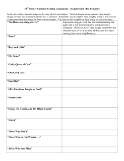 Sum11Hon10Template - Cherokee Trail High School