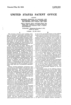 Addition products of halogen and quaternary ammonium germicides