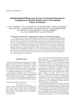 Radiobiological Effectiveness of Laser Accelerated Electrons in