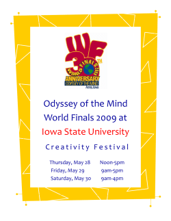 Creativity Festival Packet