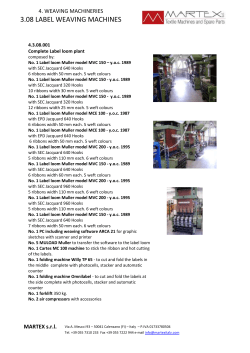 Label loom - Martex srl