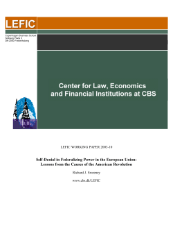 Essay 2_Self Denial in Federalizing Power