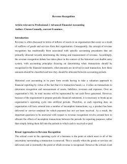 IAS 18 Revenue Recognition (November 1984)