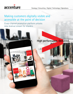 Making customers digitally visible and accessible