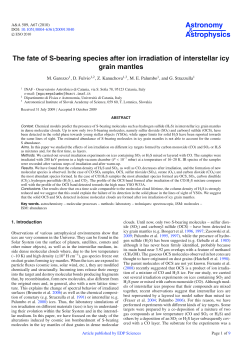 The fate of S-bearing species after ion irradiation of interstellar icy