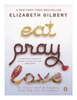 Eat, Pray, Love