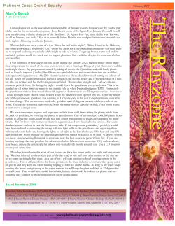 February 2009 - Platinum Coast Orchid Society