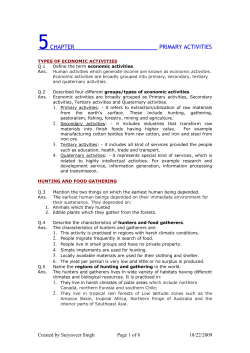 CHAPTER-5 Primary Activities