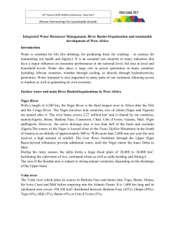 Integrated Water Resources Management, River Basins