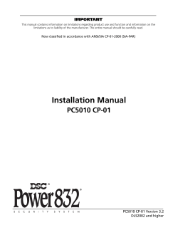 Installation Manual