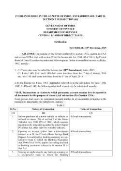 (22nd Amendment) Rules, 2015 - Indian Industries Association