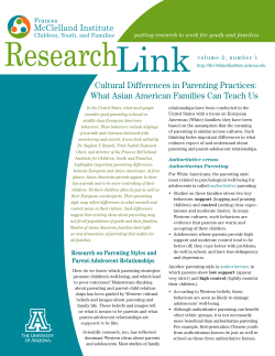 Cultural Differences in Parenting Practices: What Asian American