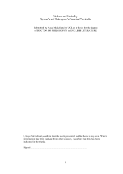 Violence and Liminality