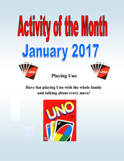 Activity of the Month- Playing Uno-January 2017.pub