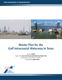 Texas Gulf Intracoastal Waterway