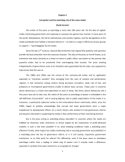 Chapter 5 Coronel - Harvard Kennedy School