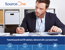 Powerful payroll and HR solutions, delivered
