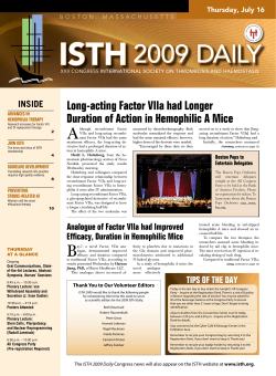 long-acting Factor vIIa had longer Duration of Action in Hemophilic A