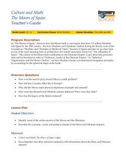 Culture and Math The Moors of Spain