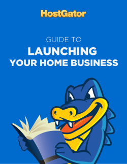 Launch Your New Home Business!