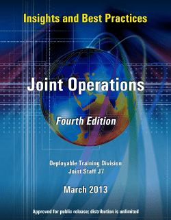 Joint Operations - Keystone - National Defense University