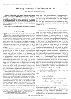 Modeling the Impact of Buffering on 802.11