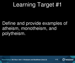 Presentation: 5th Hour: Unit 1: Hinduism and Buddhism (2nd) (3) 1/15