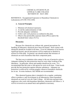 chemical hygiene plan