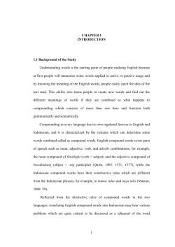 the fidelity meaning of compound words` translation in